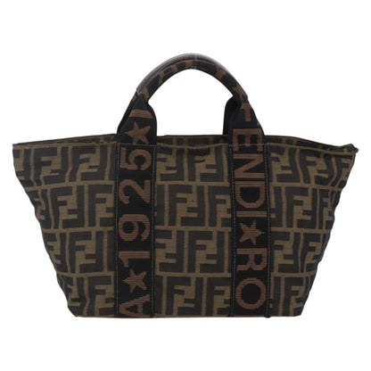 Fendi Zucca Tote bag FF motif, BROWN, CANVAS, Tote bag