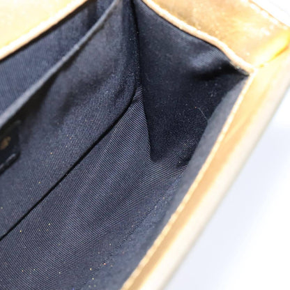 Chanel Boy Flap Bag Quilted Patent, GOLD, PATENT_LEATHER, Shoulder bag