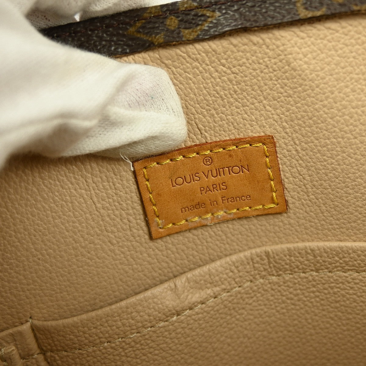 Louis Vuitton Sac Plat Bag Monogram Canvas, BROWN, CANVAS, Tote bag