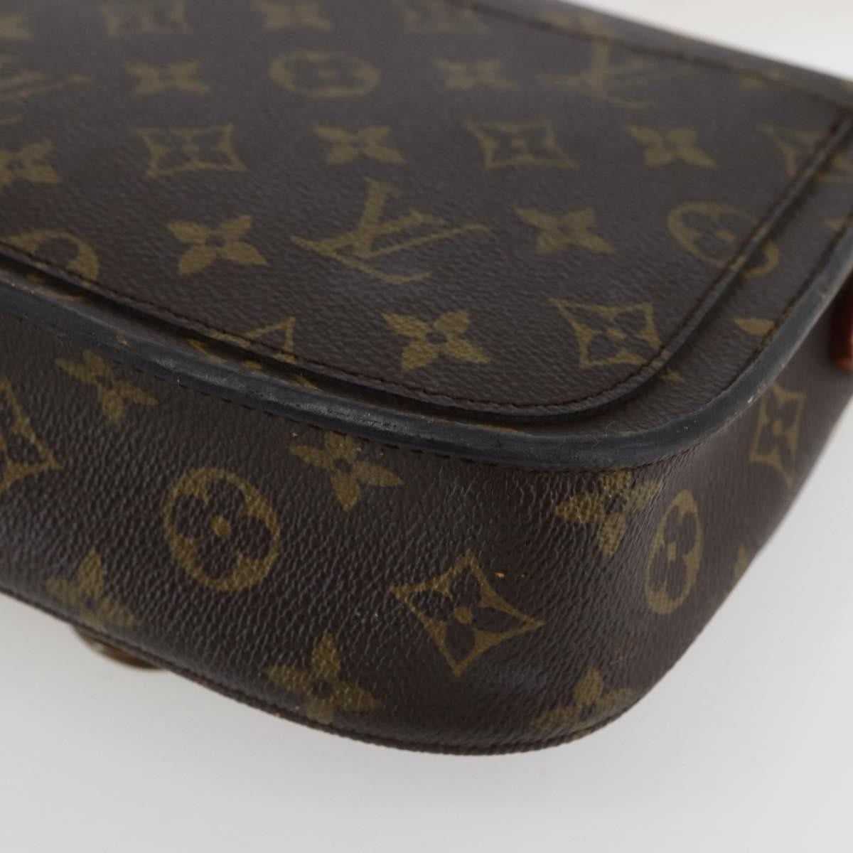 Louis Vuitton Saint Cloud Handbag Monogram Canvas, BROWN, CANVAS, Shoulder bag