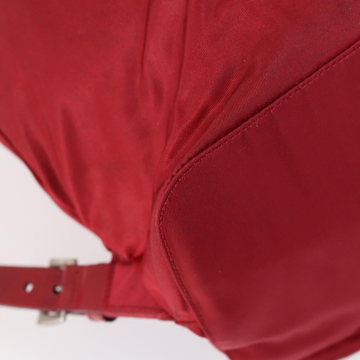 Prada Double Front Pocket Backpack Tessuto, RED, NYLON, Backpack