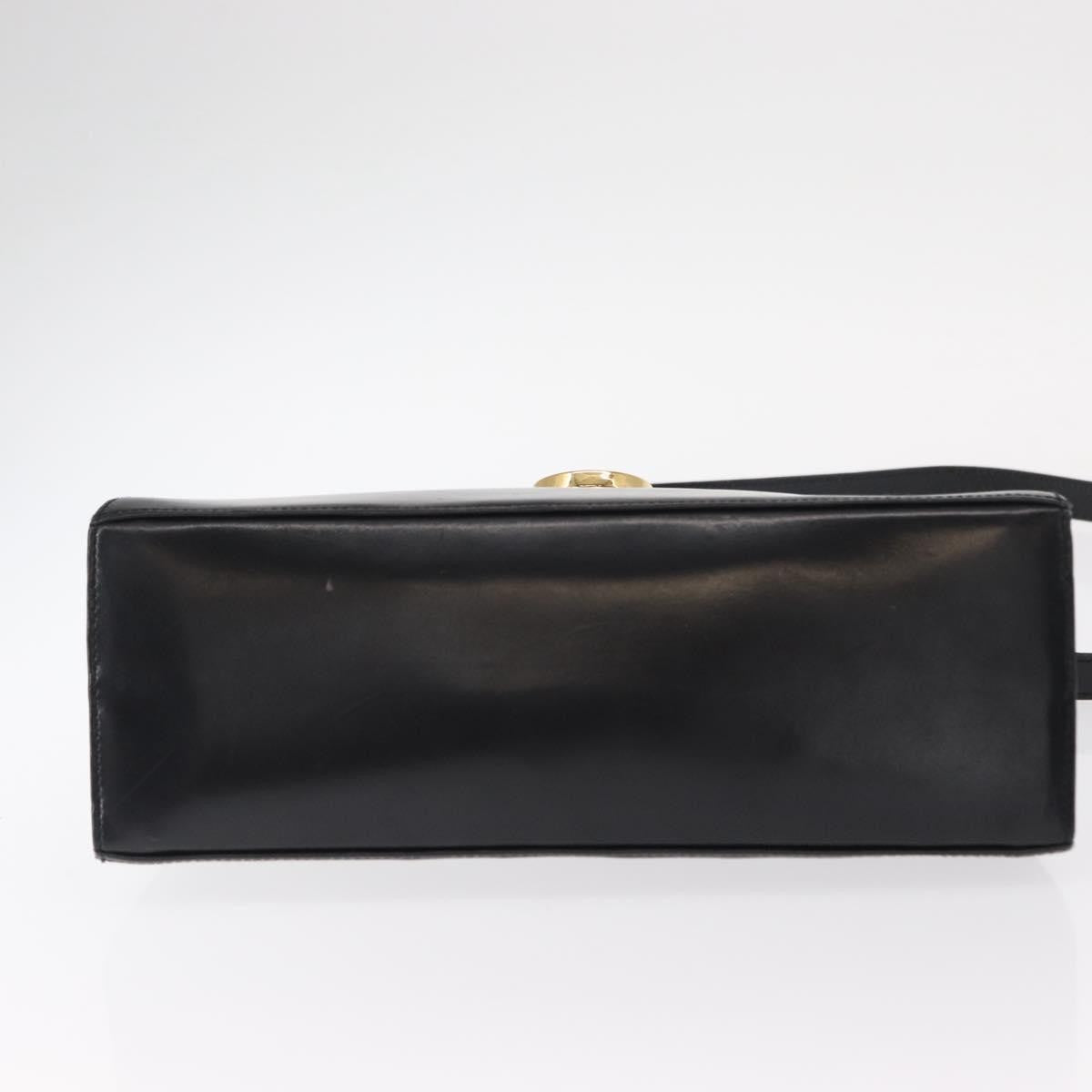 Salvatore Ferragamo Convertible Top Handle Bag Leather, BLACK, LEATHER, Handbag