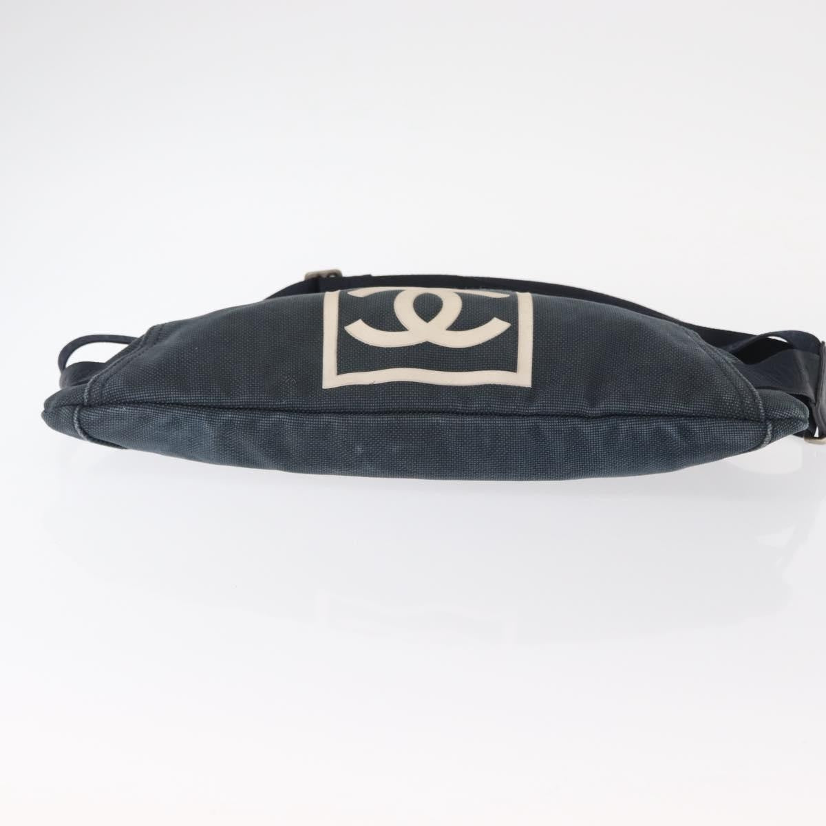 Chanel Sport Line Waist Bag Canvas, NAVY, CANVAS, Clutche & pouche