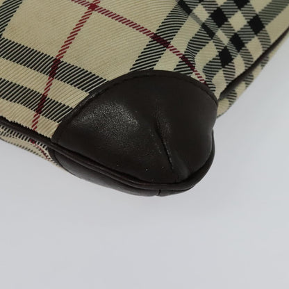 Burberry Vintage Flap Crossbody Bag Haymarket Canvas, BEIGE, NYLON, Shoulder bag