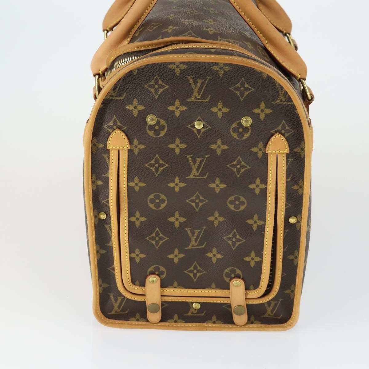 Louis Vuitton Dog Carrier Bag Monogram Canvas, Brown, Canvas, Travel Bag