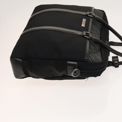 Burberry Black Label Business Bag Canvas, BLACK, CANVAS, Briefcase