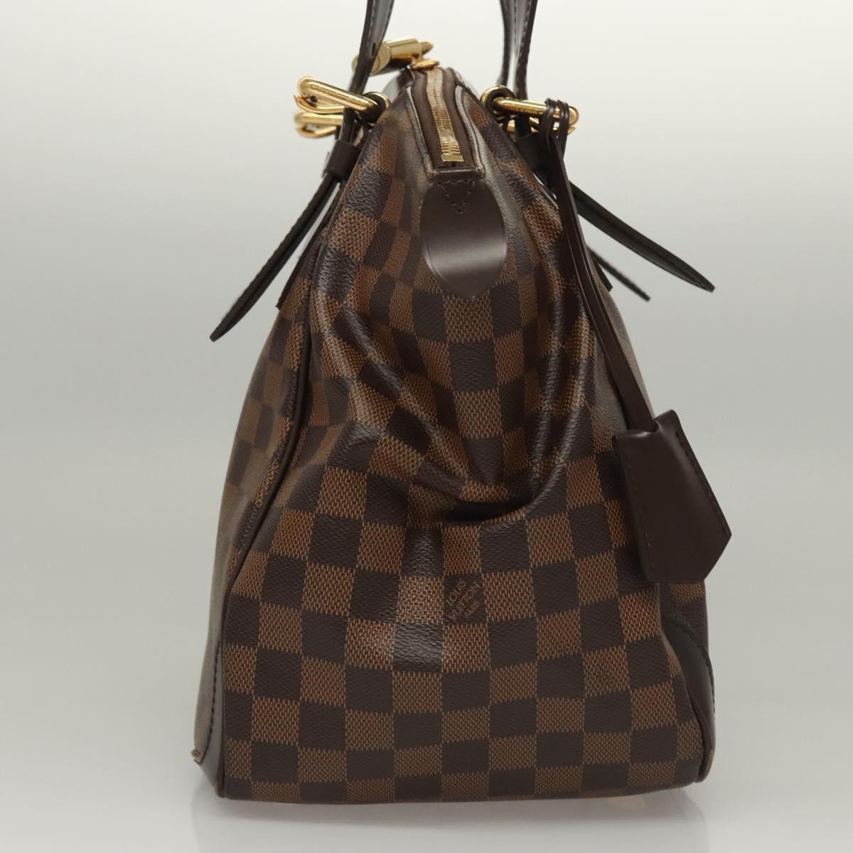 Louis Vuitton Verona Handbag Damier, BROWN, CANVAS, Shoulder bag