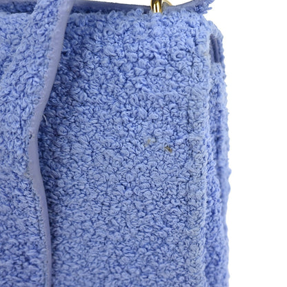 Bottega Veneta Clip Flap Bag Boucle with Crystals, BLUE, CANVAS, Shoulder bag