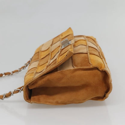 Chanel Reissue Flap Bag Suede Patchwork, BROWN, SUEDE, Handbag