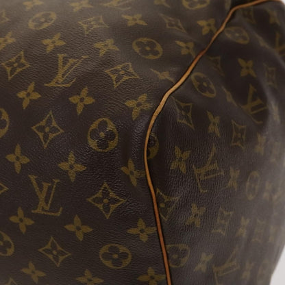 Louis Vuitton Keepall Bag Monogram Canvas, BROWN, CANVAS, Travel bag