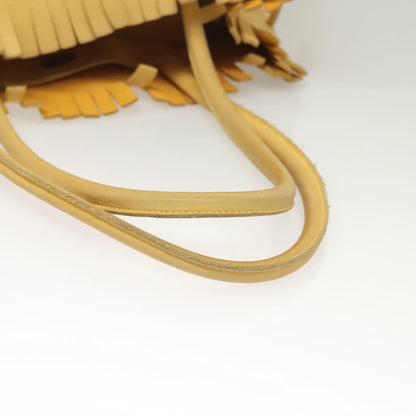 Salvatore Ferragamo Vintage Tote bag Suede, YELLOW, SUEDE, Tote bag