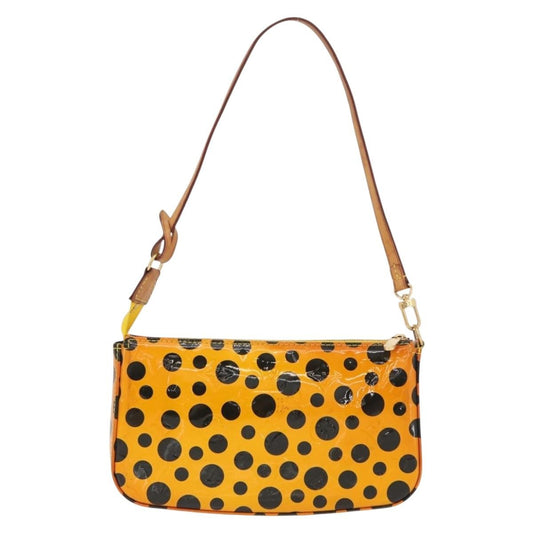 Louis Vuitton Pochette Accessoires NM Kusama Infinity Dots Monogram Vernis, YELLOW, PATENT_LEATHER, Clutche & pouche
