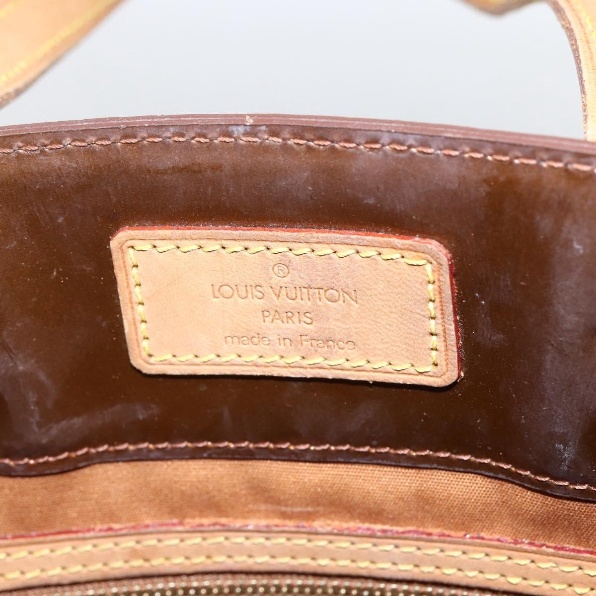 Louis Vuitton Reade Handbag Monogram Vernis, BROWN, PATENT_LEATHER, Handbag