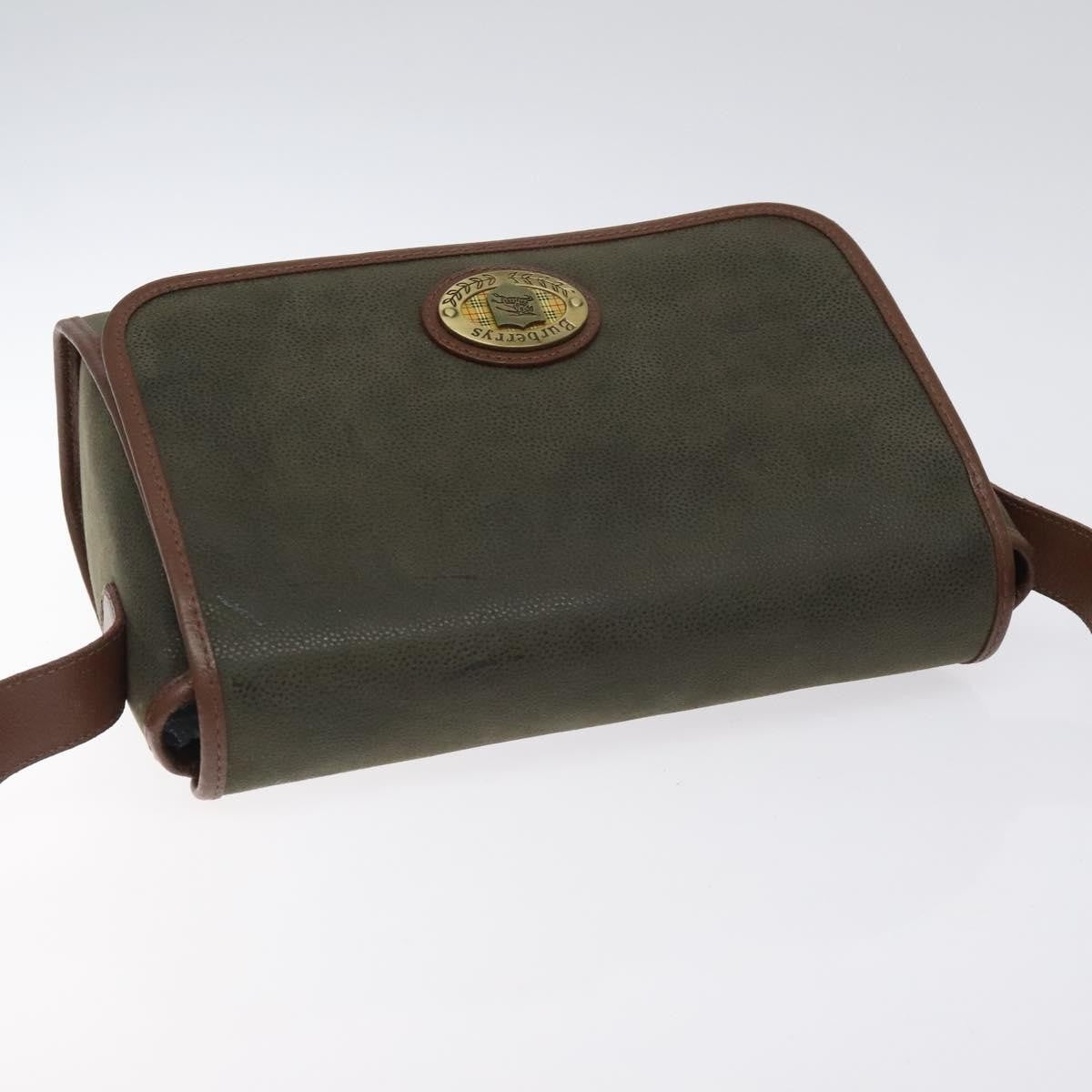 Burberry Vintage Shoulder Bag Suede, KHAKI, SUEDE, Shoulder bag