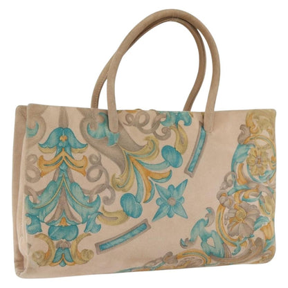Loewe Vintage Handbag Suede, BEIGE, SUEDE, Handbag