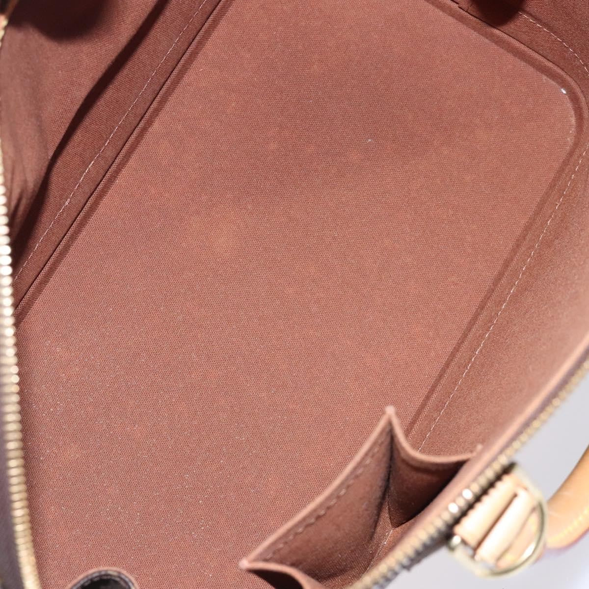 Louis Vuitton Vintage Alma Handbag Monogram Canvas, BROWN, CANVAS, Handbag