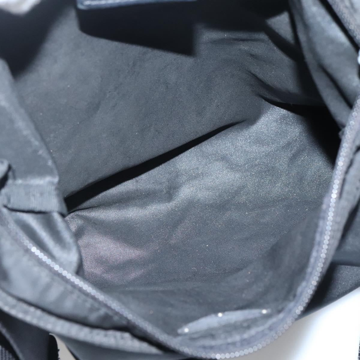 Prada Flat Messenger Bag Tessuto, BLACK, NYLON, Shoulder bag