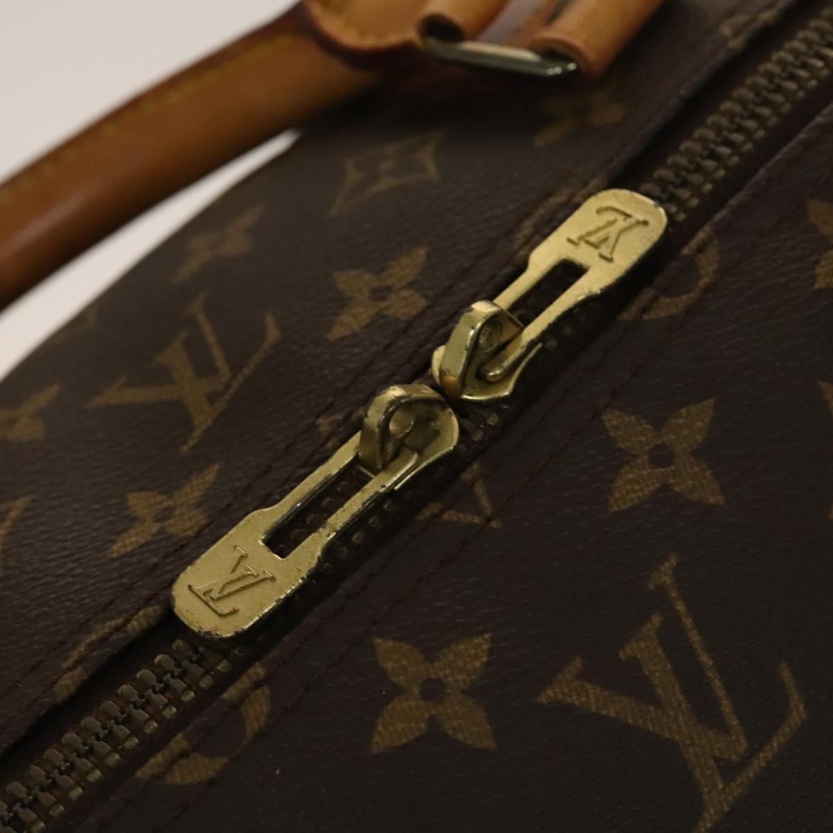 Louis Vuitton Keepall Bag Monogram Canvas, BROWN, CANVAS, Travel bag