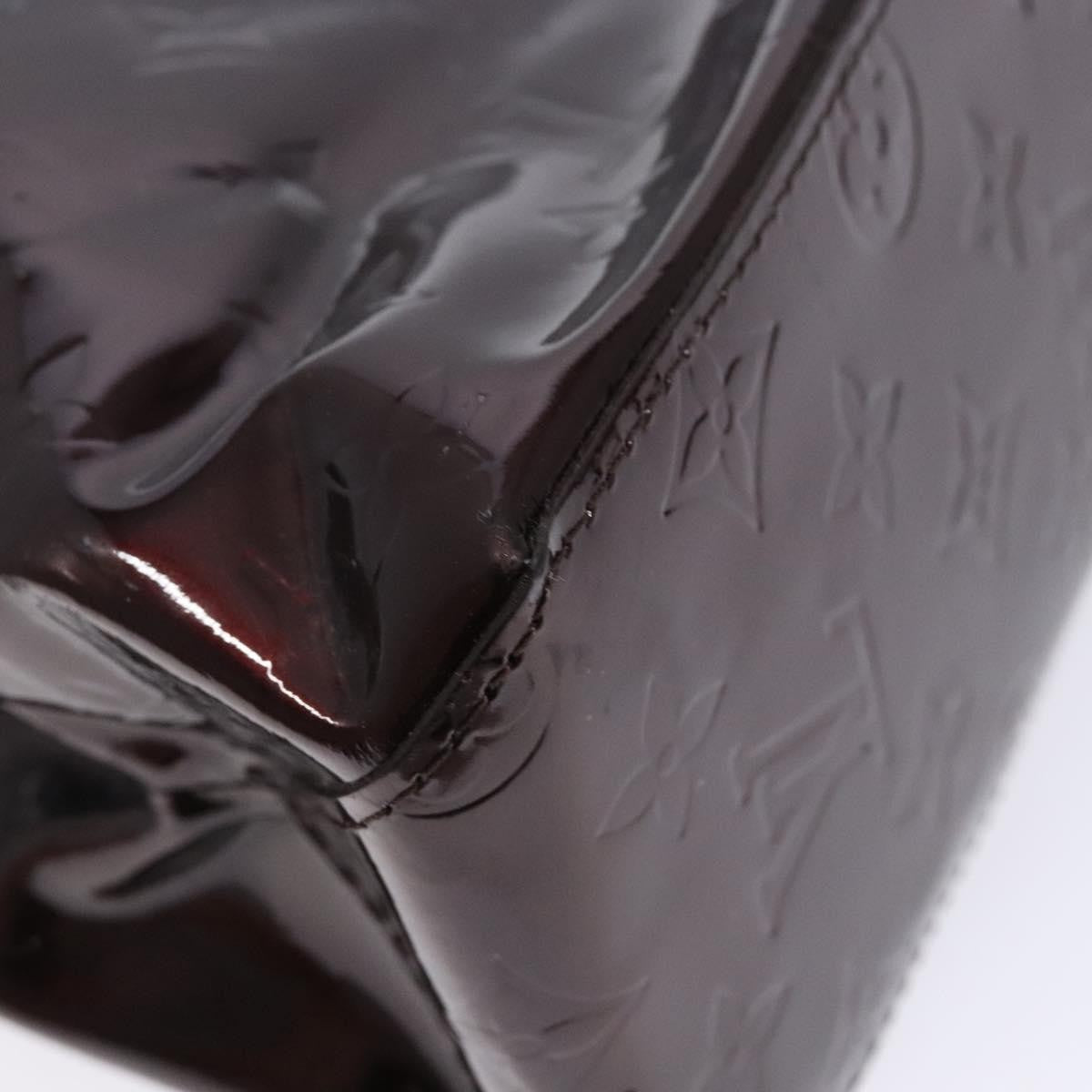 Louis Vuitton Reade Handbag Monogram Vernis, BURGUNDY, PATENT_LEATHER, Handbag