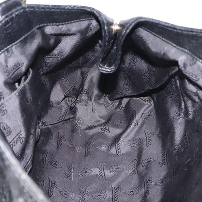 Gucci New Ladies Web Hobo Guccissima Leather, BLACK, LEATHER, Handbag