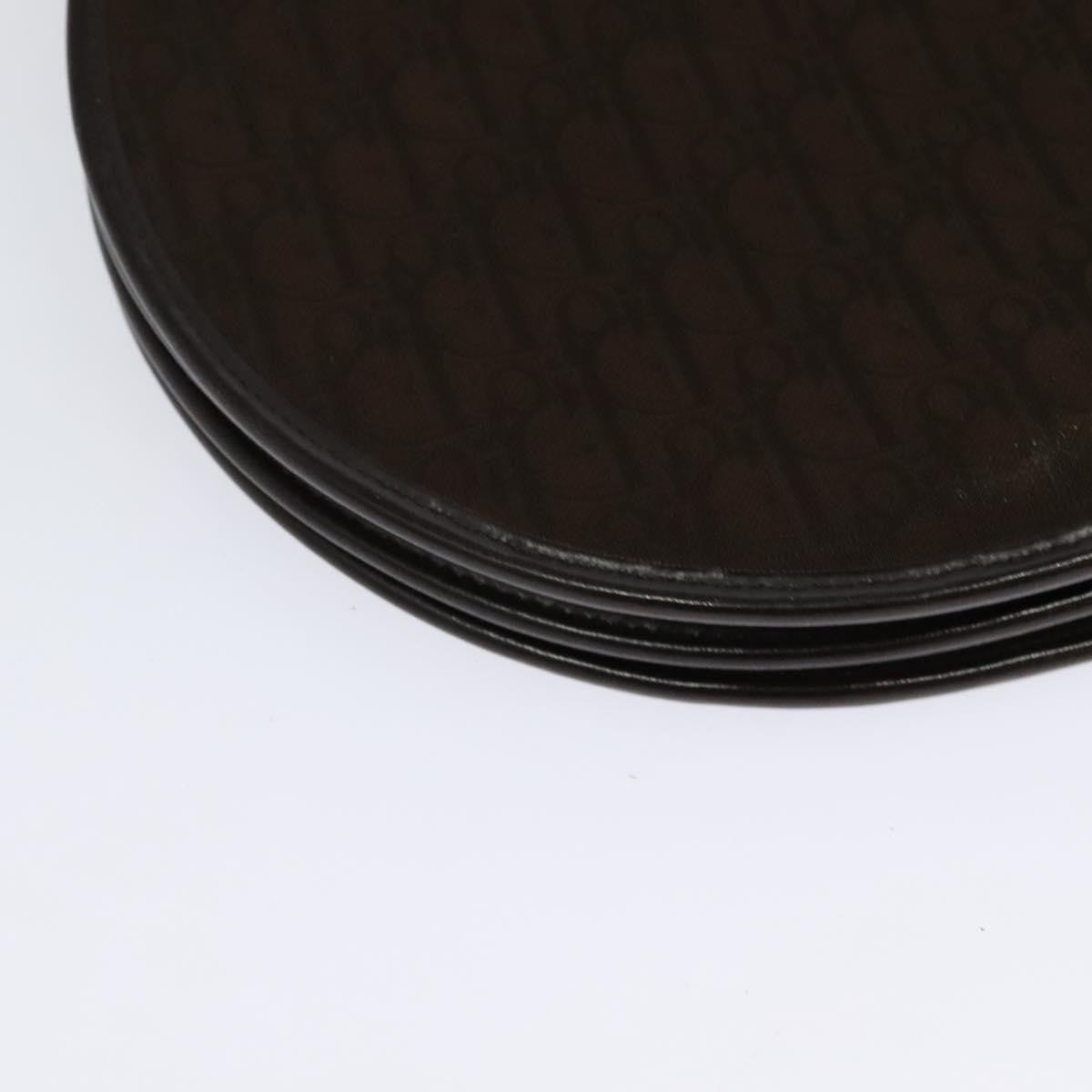 Christian Dior Vintage Trotter Flap Shoulder Bag Canvas, BROWN, CANVAS, Shoulder bag