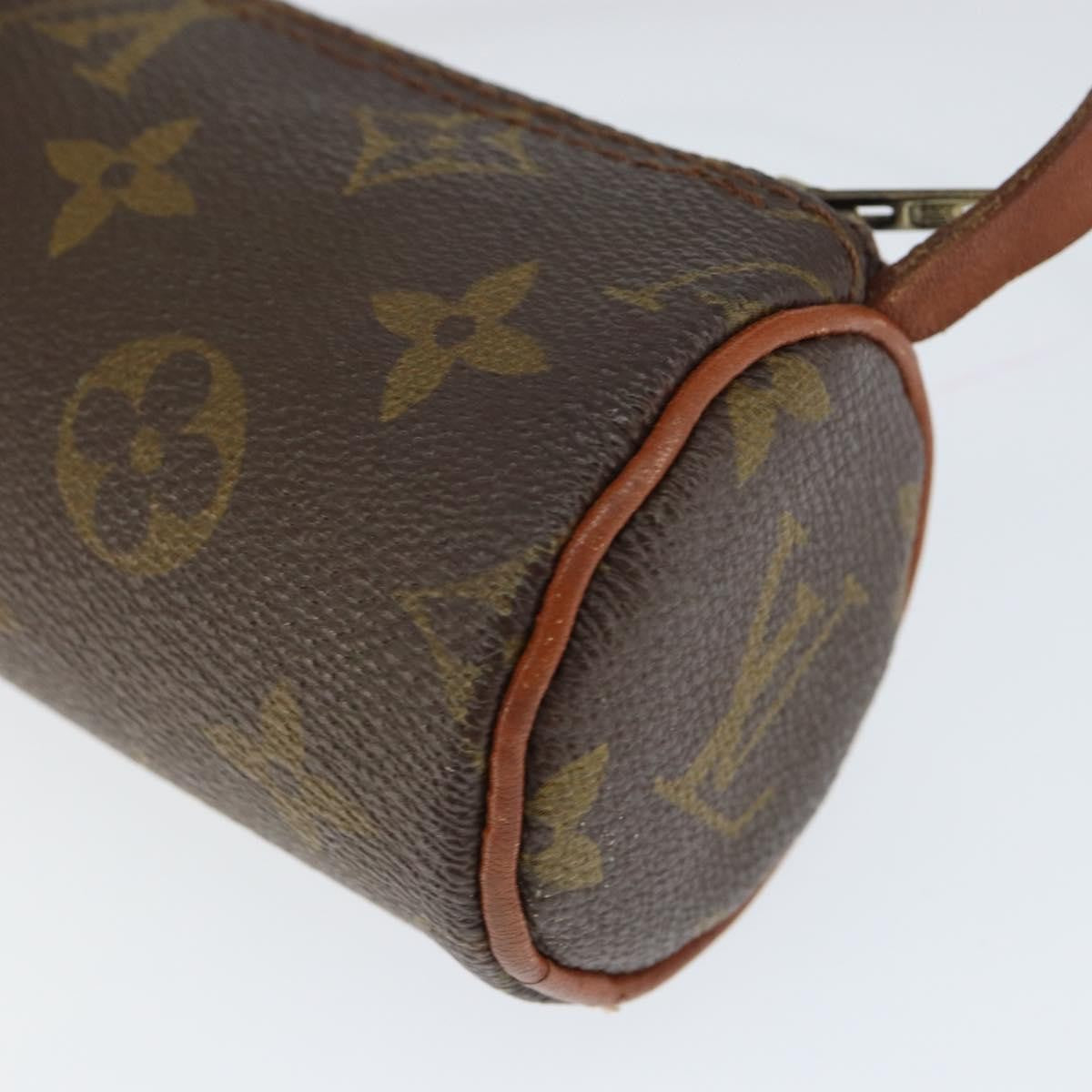 Louis Vuitton Papillon Pochette Monogram Canvas, BROWN, CANVAS, Clutche & pouche
