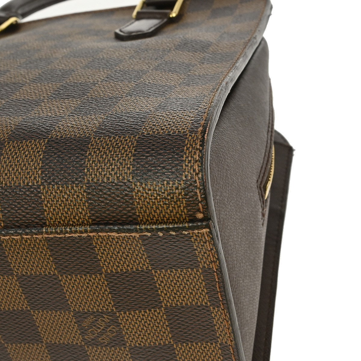 Louis Vuitton Triana Bag Damier, BROWN, CANVAS, Handbag