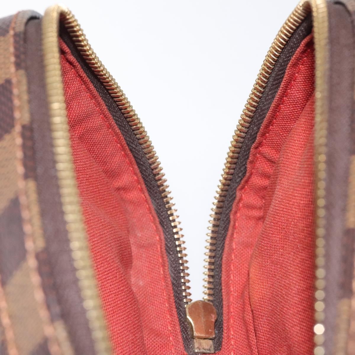 Louis Vuitton Geronimos Waist Bag Damier, BROWN, CANVAS, Clutche & pouche