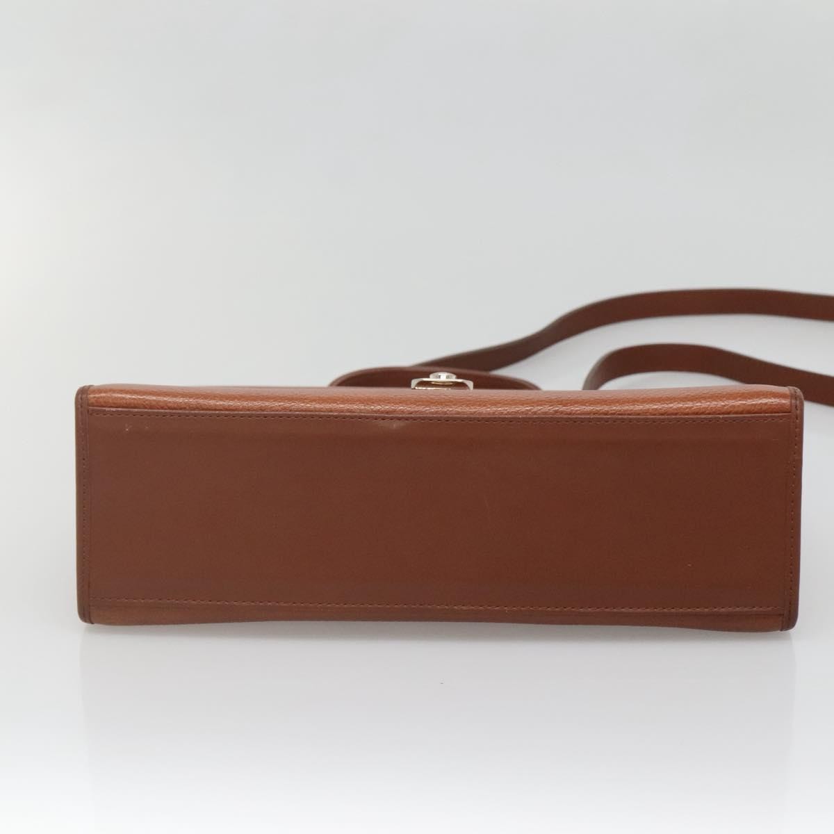 Burberry Vintage Handbag Leather, BROWN, LEATHER, Handbag