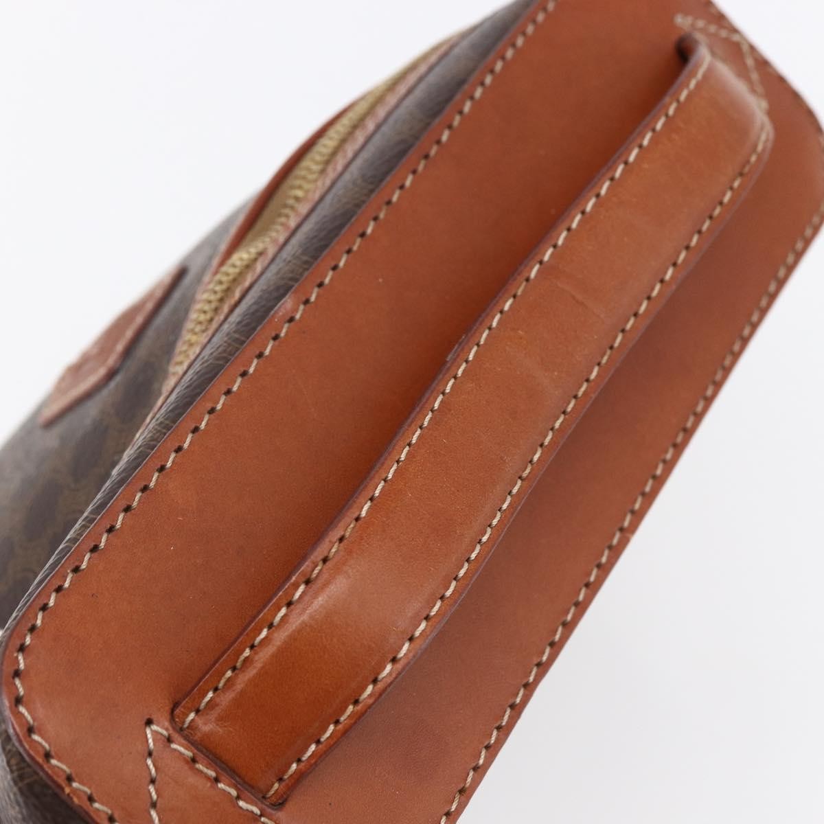 Celine Macadam Vanity Bag Canvas, BROWN, CANVAS, Travel bag