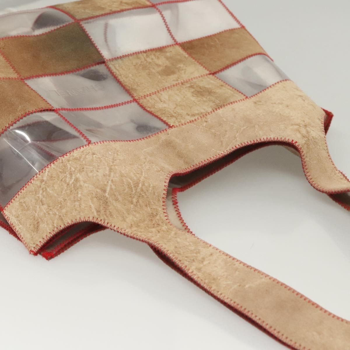 Chanel Naked Patchwork Tote PVC and Suede, BEIGE, SUEDE, Tote bag