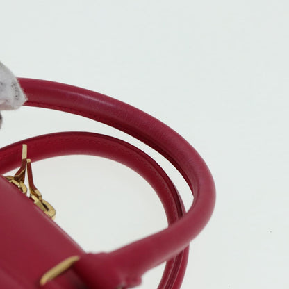 Saint Laurent Classic Baby Duffle Bag Leather, RED, LEATHER, Travel bag