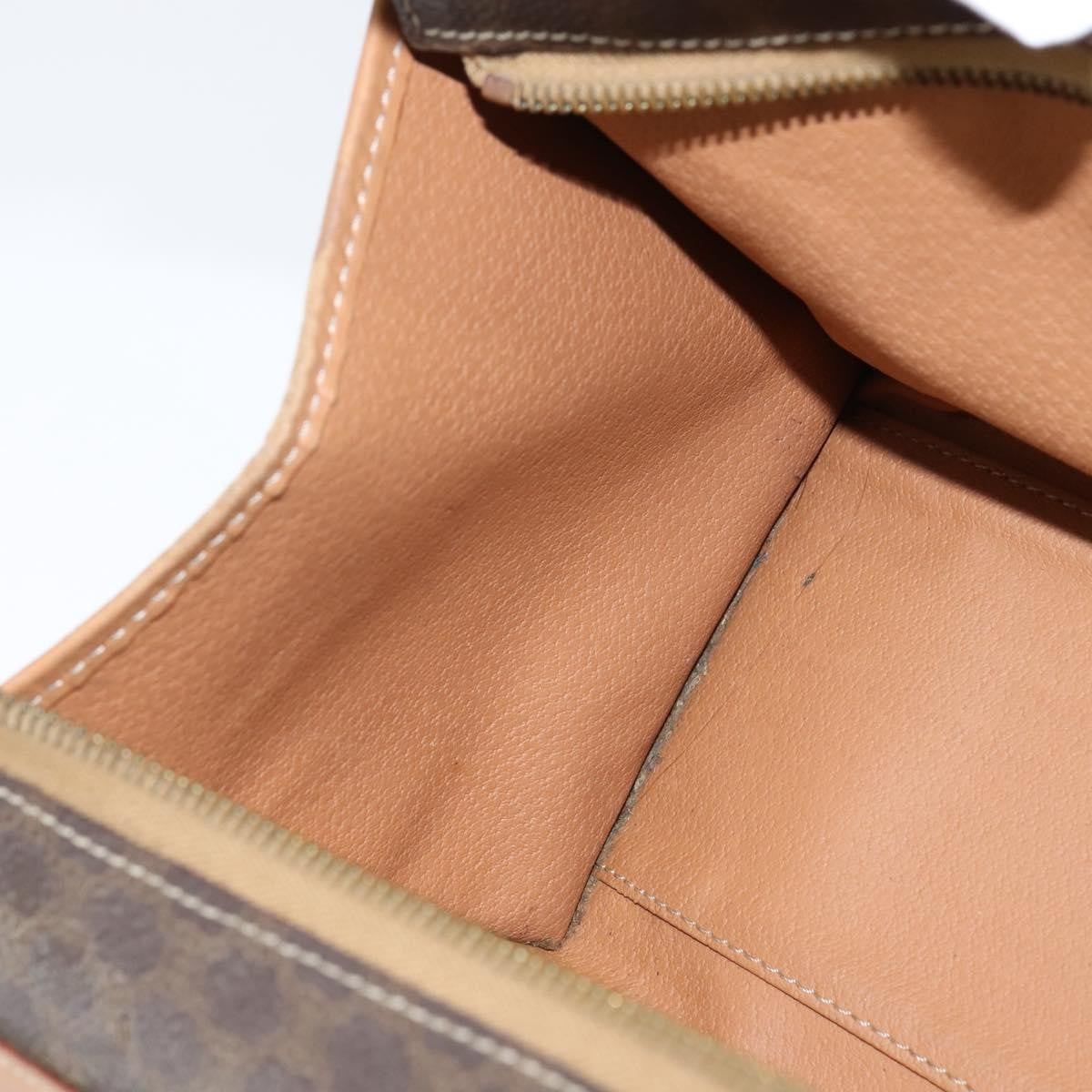 Celine Vintage Macadam Tote bag Canvas, BROWN, CANVAS, Tote bag