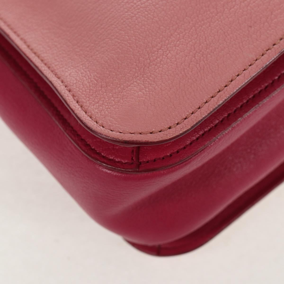 Miu Miu Madras Convertible Lock Tote Leather, PINK, LEATHER, Handbag