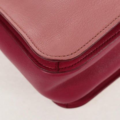 Miu Miu Madras Convertible Lock Tote Leather, PINK, LEATHER, Handbag