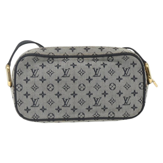 Louis Vuitton Juliette Crossbody Bag Mini Lin, BLUE, CANVAS, Shoulder bag