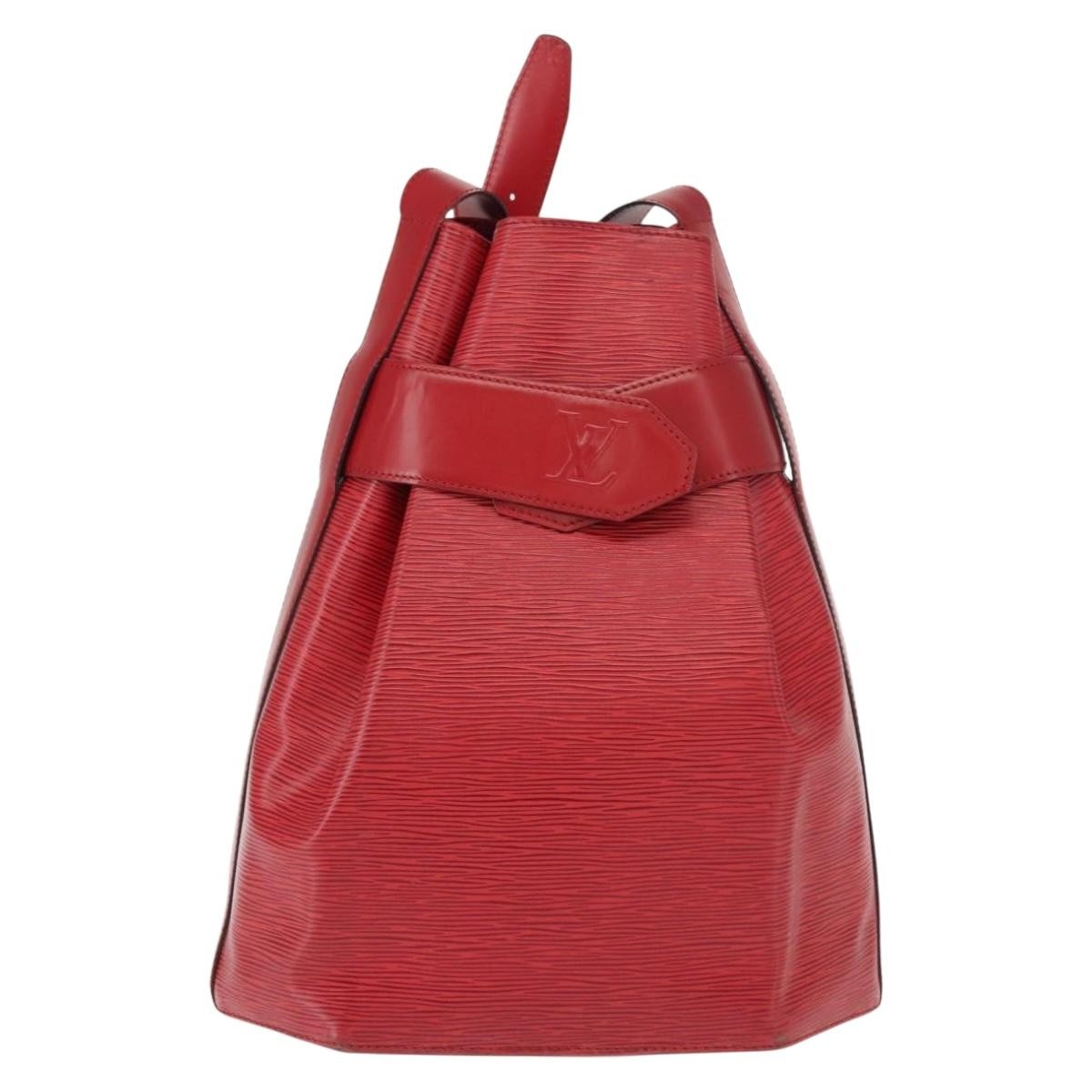 Louis Vuitton Vintage Sac d'Epaule Handbag Epi Leather, RED, LEATHER, Shoulder bag