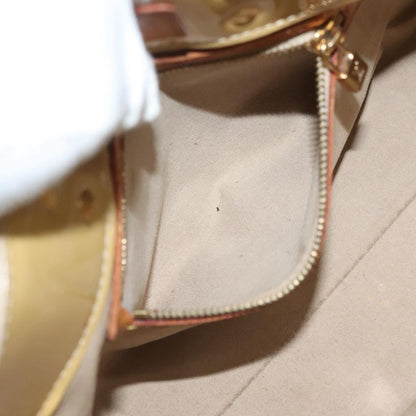 Louis Vuitton Reade Handbag Monogram Vernis, BEIGE, PATENT_LEATHER, Handbag