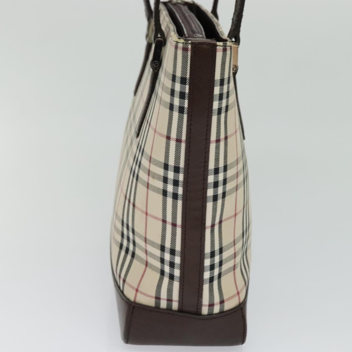 Burberry Nova Check Tote canvas check pattern, BEIGE, CANVAS, Tote bag