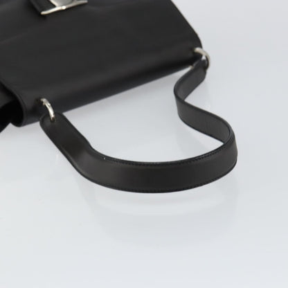 Salvatore Ferragamo Vala Shoulder Bag Leather, BLACK, LEATHER, Shoulder bag