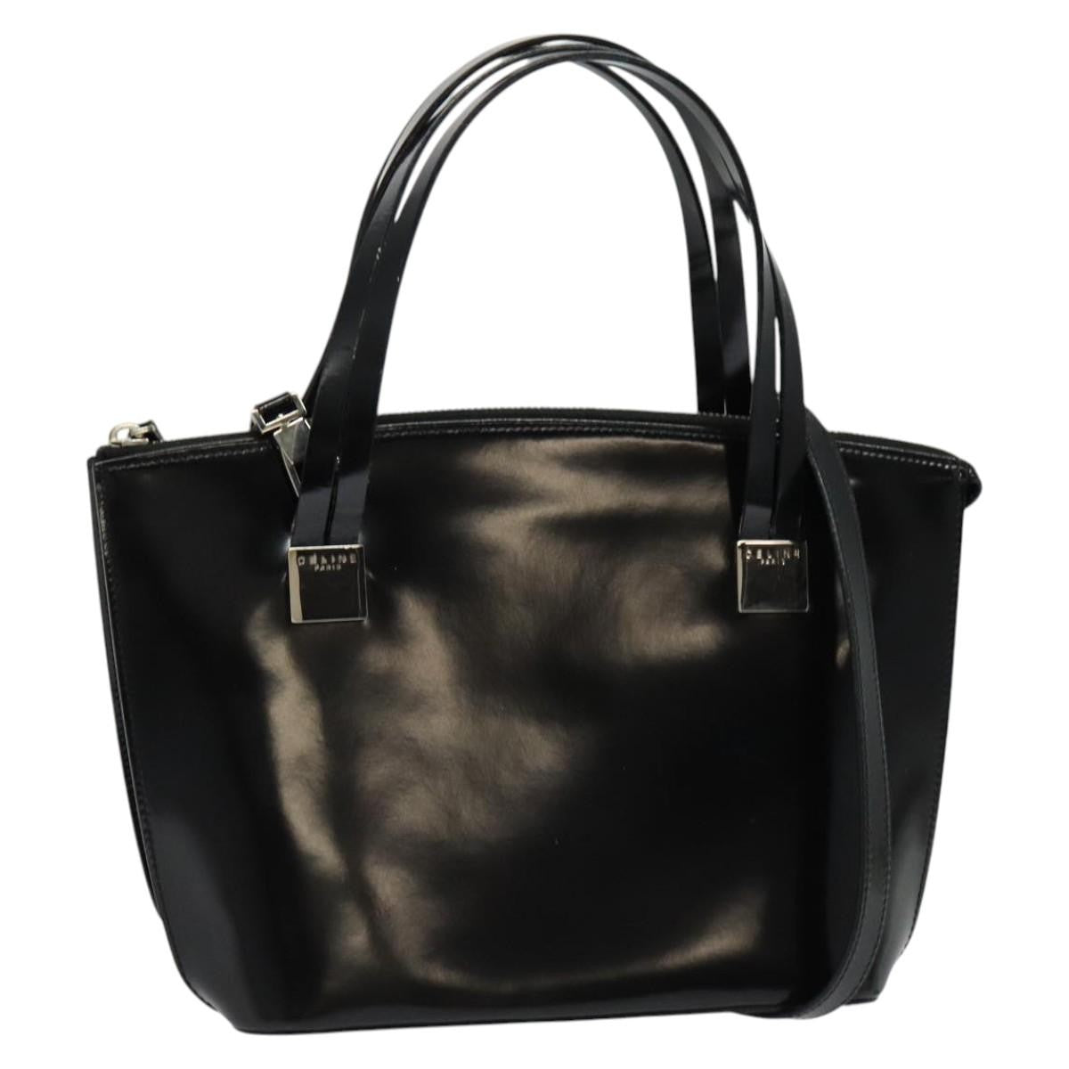 Celine Handbag Patent leather, BLACK, PATENT_LEATHER, Handbag
