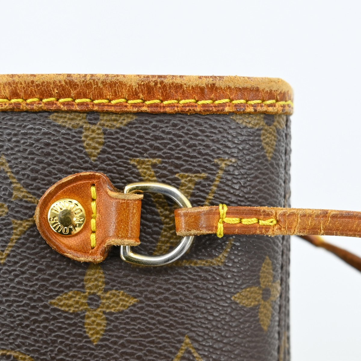 Louis Vuitton Neverfull Bandouliere Inside Out Monogram Canvas with Leather, Brown, Canvas, Tote Bag