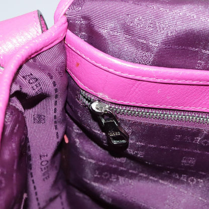 Loewe Heritage Messenger Leather, PINK, LEATHER, Shoulder bag