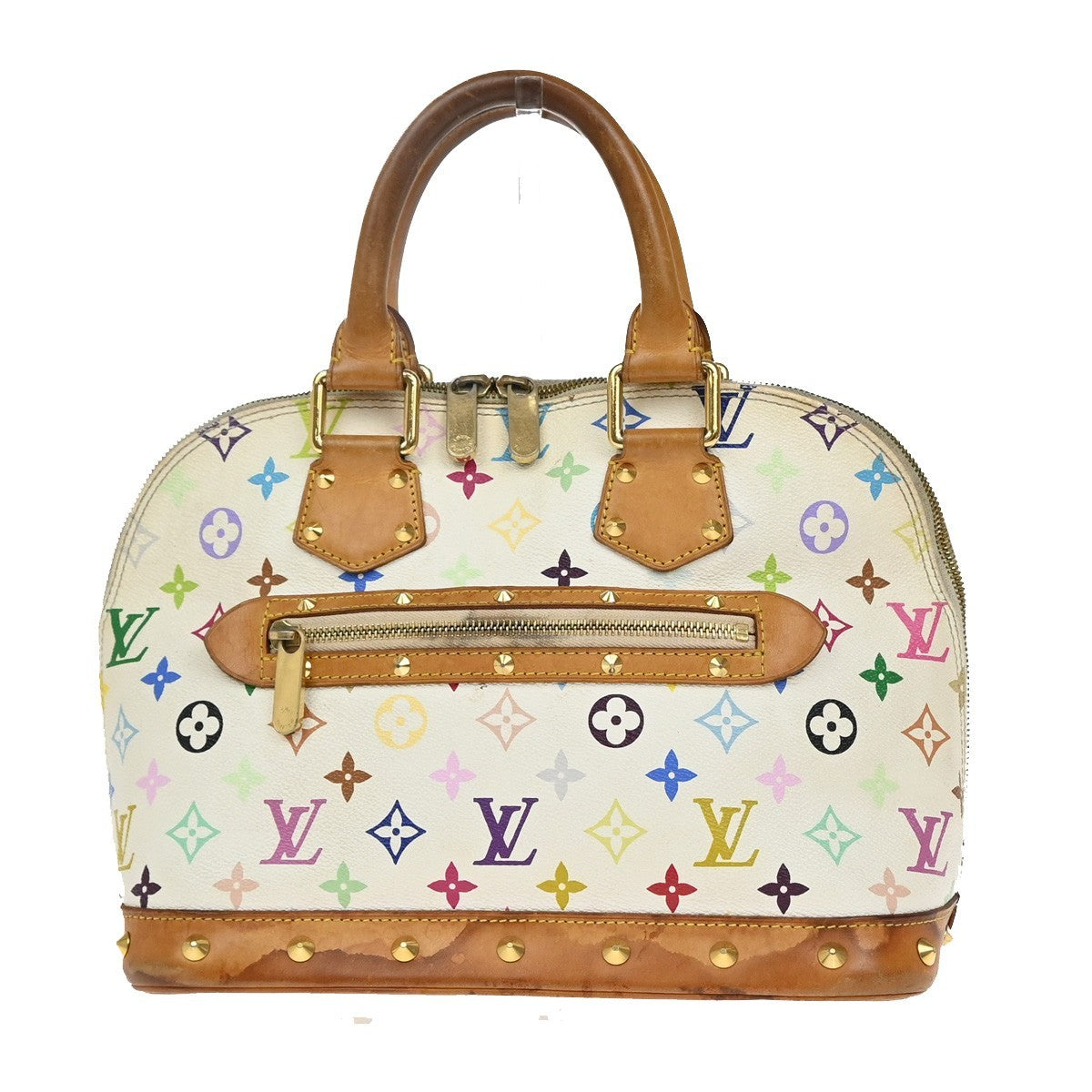 Louis Vuitton Alma Handbag Monogram Multicolor, MULTICOLOUR, CANVAS, Handbag