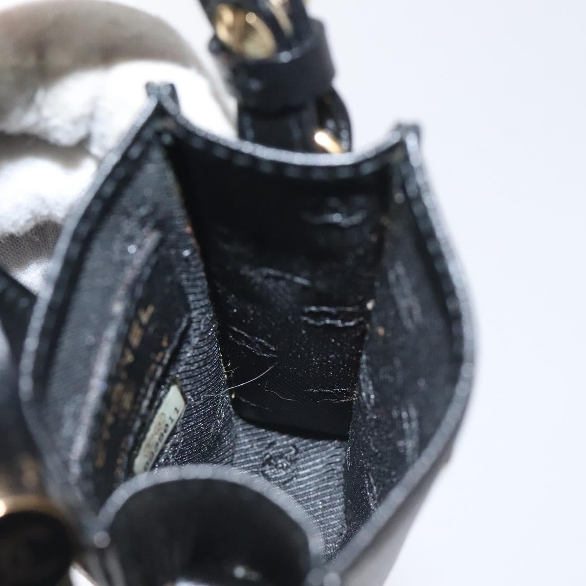 Chanel Cigarette Case Leather, BLACK, LEATHER, Clutche & pouche