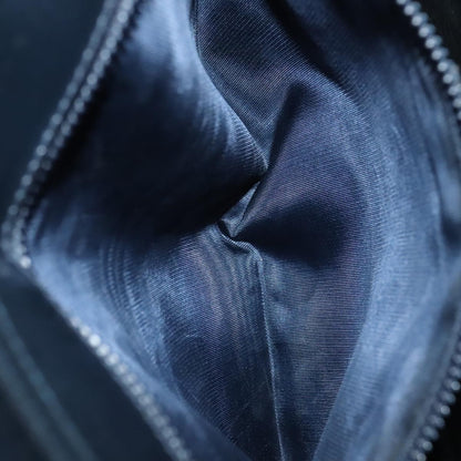 Celine Vintage Circle Logo Crossbody Bag Leather, NAVY, LEATHER, Crossbody bag