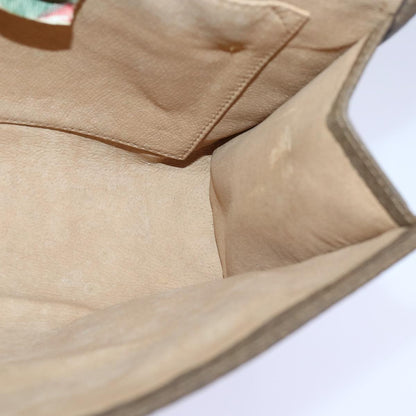Gucci Vintage old clutch Canvas, BEIGE, CANVAS, Clutche & pouche