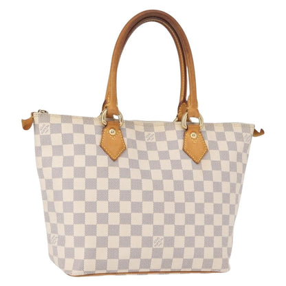 Louis Vuitton Saleya Handbag Damier, WHITE, CANVAS, Tote bag