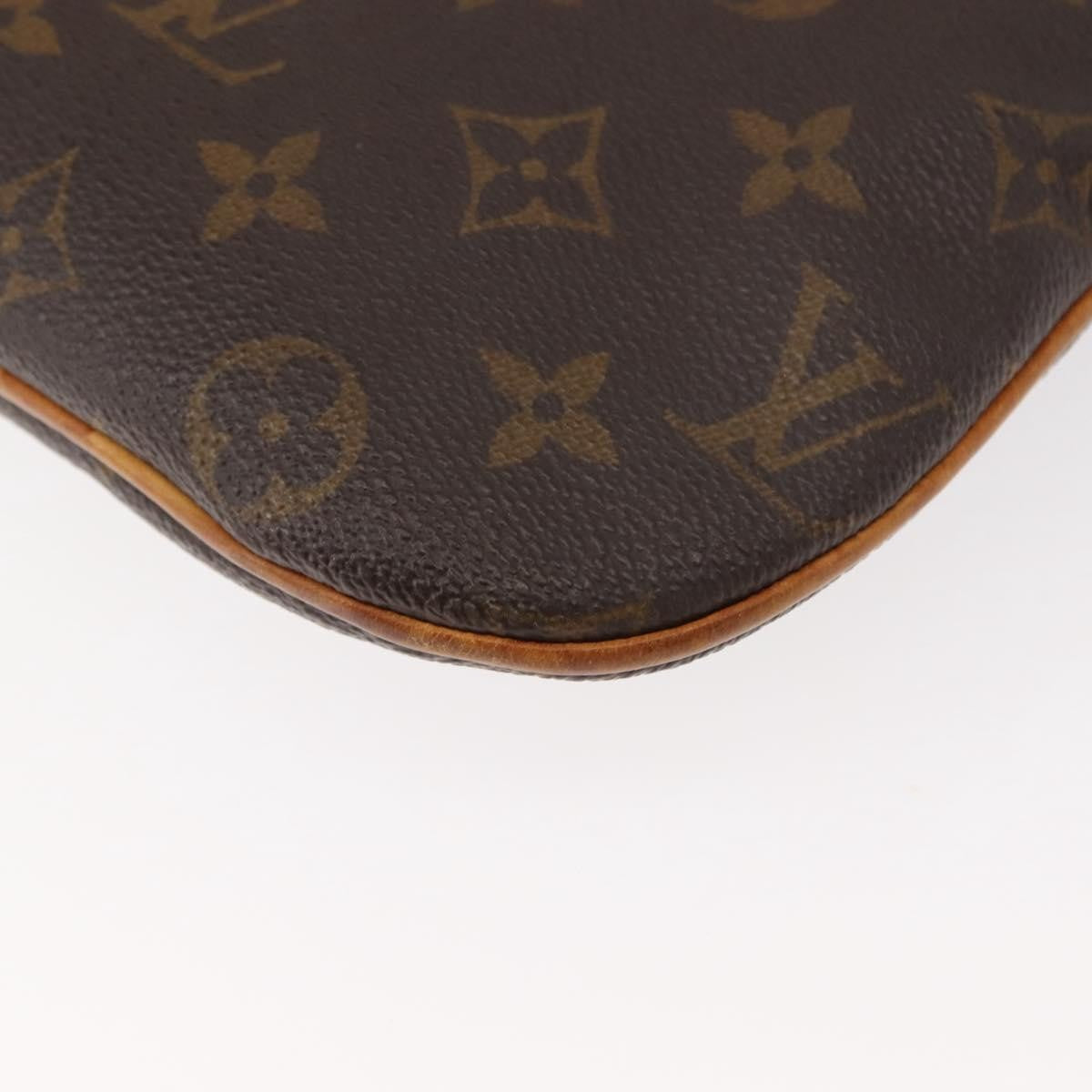 Louis Vuitton Bosphore Pochette Monogram Canvas, BROWN, CANVAS, Shoulder bag