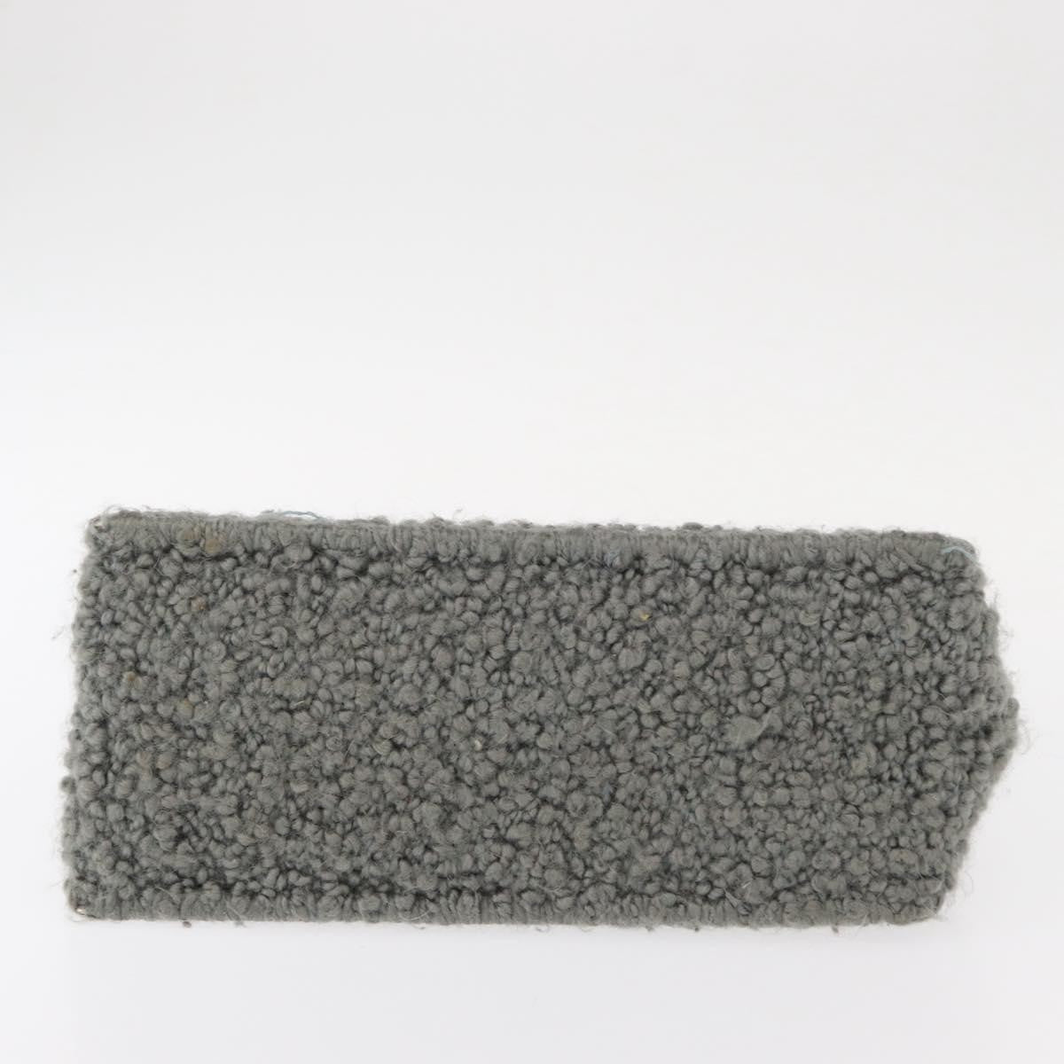 Salvatore Ferragamo Gancini handbag Wool, GRAY, WOOL, Handbag